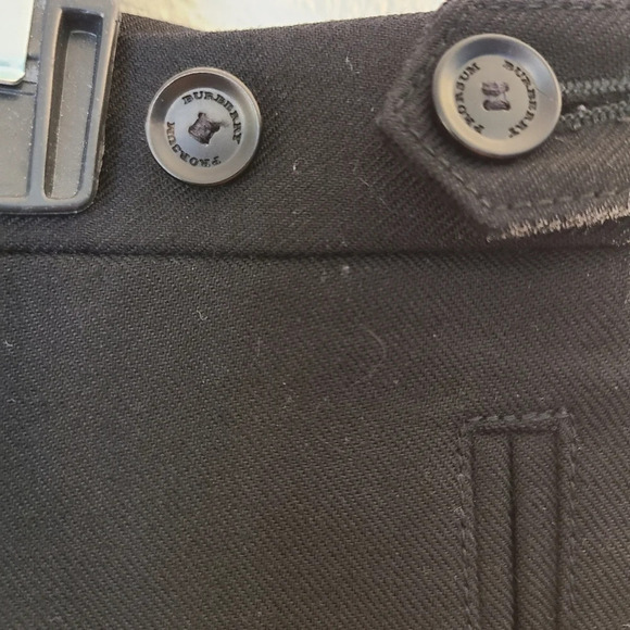 Burberry Prorsom Black Wool Trouser Pants - Picture 3 of 8